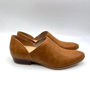 Naturalizer Womens Size 8 Carlyn Brown Faux Vegan Leather Shooties Boots Shoes